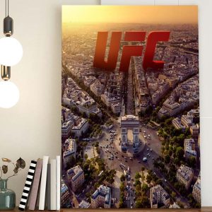 UFC Paris 2022 First Time Poster  Canvas