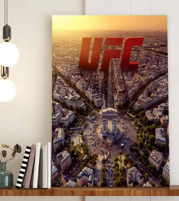 UFC Paris 2022 First Time Poster  Canvas