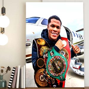 UNDISPUTED Devin Haney Champion of the World Home Decor Poster Canvas