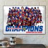 MLB Atlanta Braves 12 Straight Wins Home Decor Poster Canvas