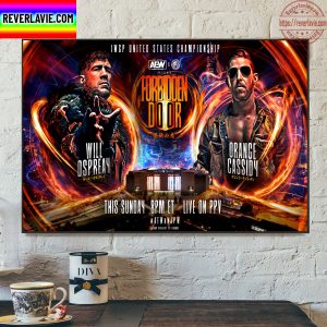 WWE AEW Forbidden Door Orange Cassidy Challenge IWGP US Championship Will Ospreay Home Decor Poster Canvas