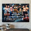 WWE AEW Dynamite Hangman Adam Page vs David Finlay Home Decor Poster Canvas