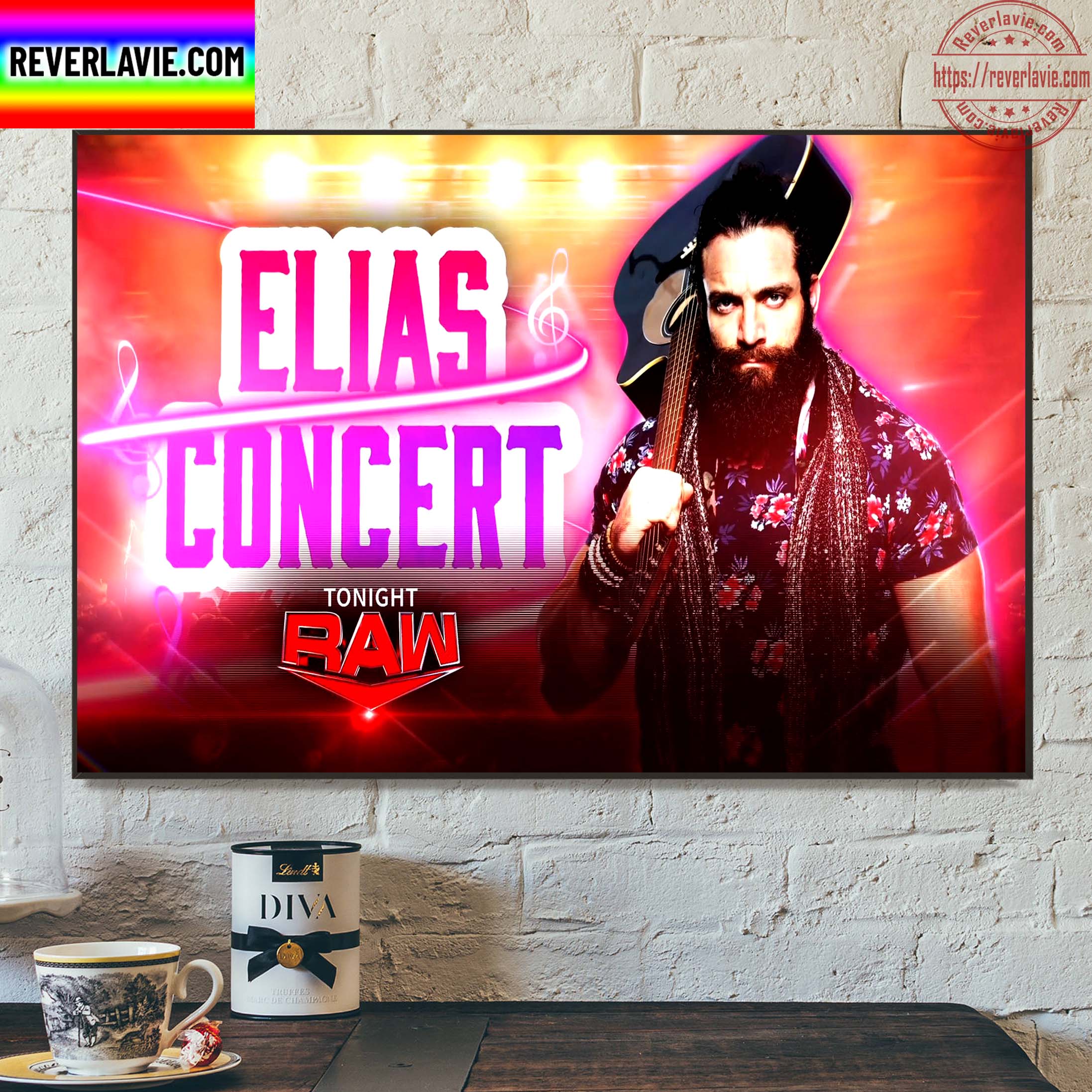 WWE Elias Concert Tonight WWE Raw Elias Is Back Home Decor Poster Canvas WWE Elias Concert Tonight WWE Raw Elias Is Back Home Decor Poster Canvas