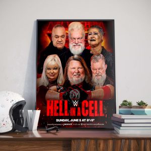 WWE Hell In A Cell Home Decor Poster Canvas
