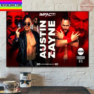 WWE Impact Wrestling NJPW Global Super Juniors Tournament Ace Austin Vs Alex Zayne Home Decor Poster Canvas