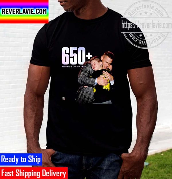 WWE John Cena 650+ Wishes Granted In Cena Month Unisex T-Shirt
