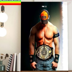 WWE John Cena Won the IC Title and WWE Grand Slam Champion Home Decor Poster Canvas
