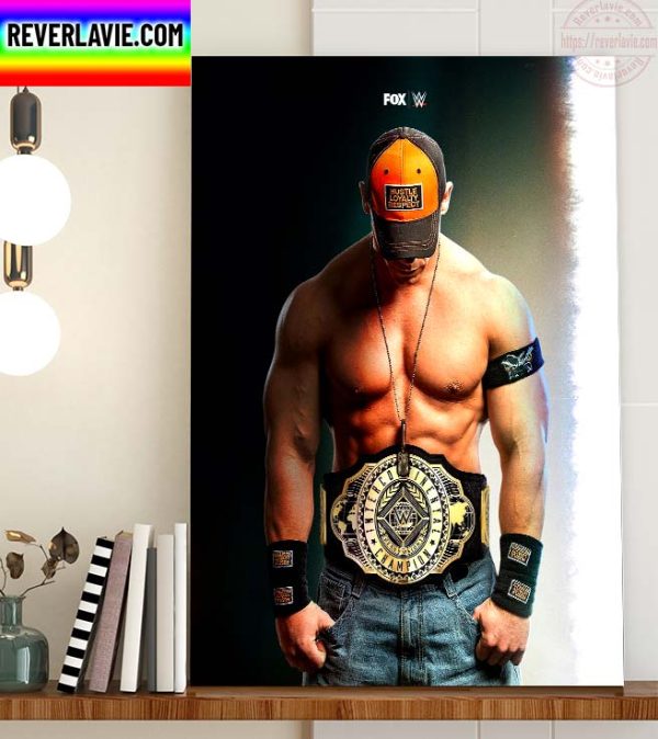 WWE John Cena Won the IC Title and WWE Grand Slam Champion Home Decor Poster Canvas