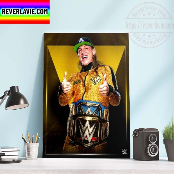 WWE Matthew Riddle Super King of Bros Home Decor Poster Canvas