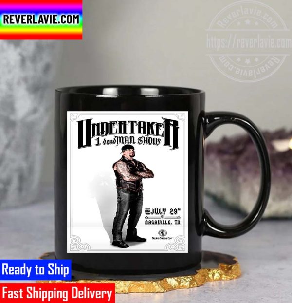 WWE Summer Slam Ticketmaster Undertaker 1 Seas Man Show Style Coffee Mug