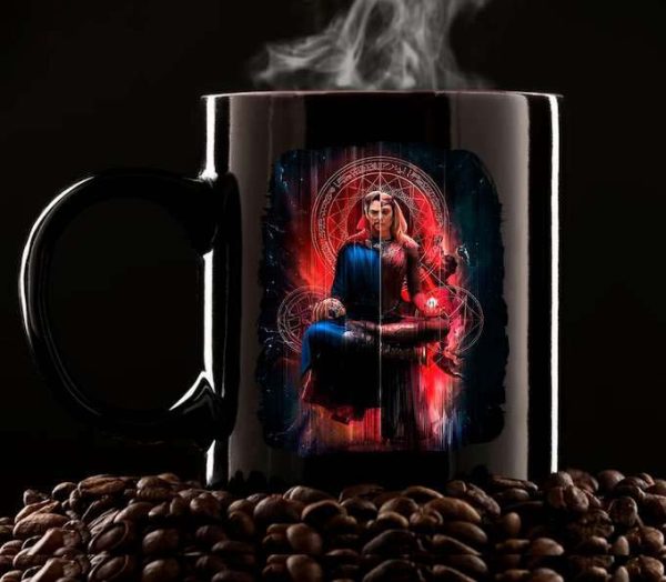 Wanda Maximoff and Dr Strange Multiverse of Madness Doctor Strange 2 Fan Gift Coffee Mug