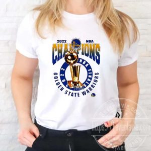Warriors 2022 NBA Final Champions Trophy T-shirt
