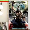 Star Wars Darth Vader and Obi Wan Kenobi Fighting Home Decor Poster Canvas