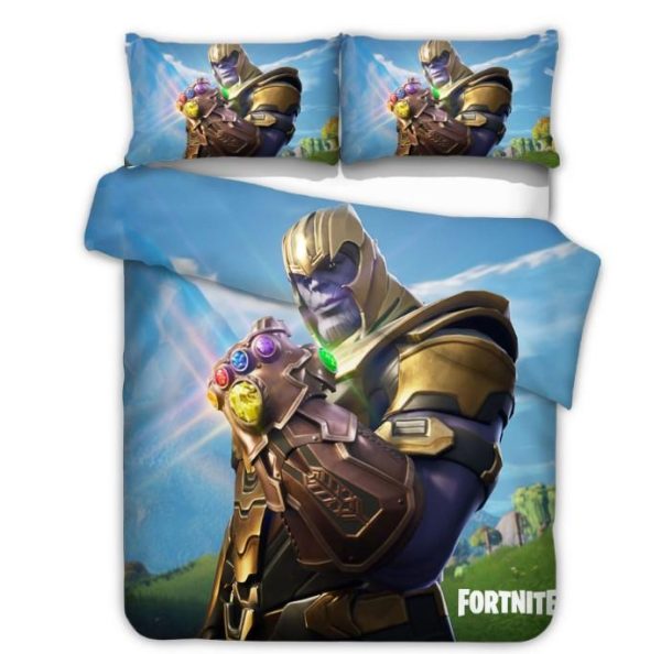Best Fornite x Thanos Bedding Set Twin