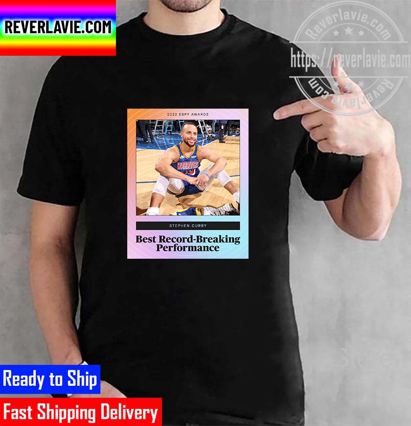 2022 ESPYS Awards Stephen Curry Best Record Breaking Performance Unisex T-Shirt 2022 ESPYS Awards Stephen Curry Best Record Breaking Performance Unisex T-Shirt