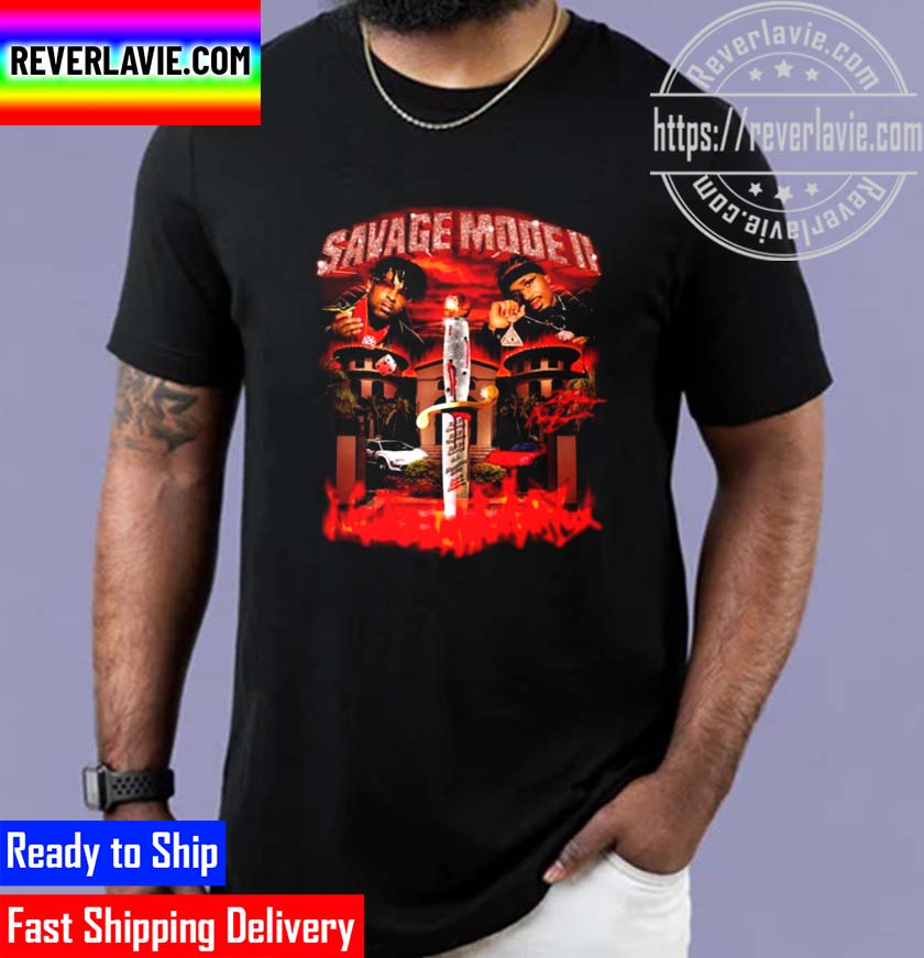 21 Savage And Metro Boomin Drop Mode II Unisex T-Shirt 21 Savage And Metro Boomin Drop Mode II Unisex T-Shirt