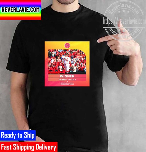 Albert Pujols Winner Muhammad Ali Sports Humanitarian Award Unisex T-Shirt