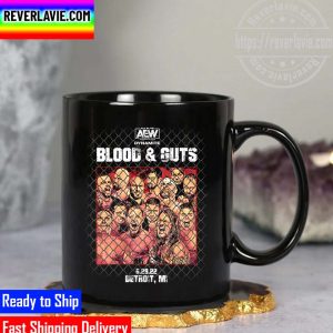 All Elite Wrestling AEW Blood and Guts 2022 Event Style Coffee Mug