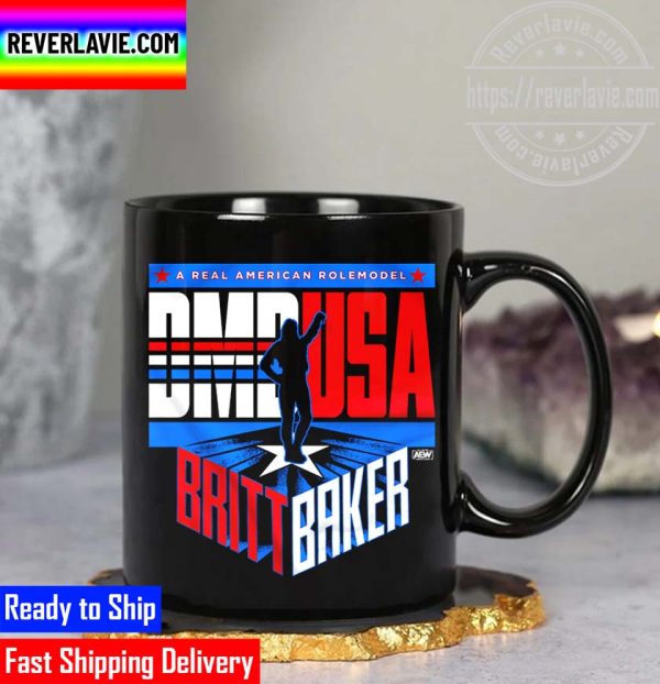 All Elite Wrestling Britt Baker A Real American Rolemodel Style Coffee Mug
