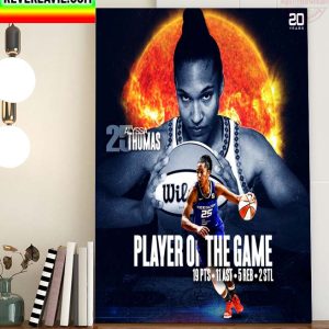 Alyssa Thomas 25 Player Of The Game Home Decor Poster Canvas