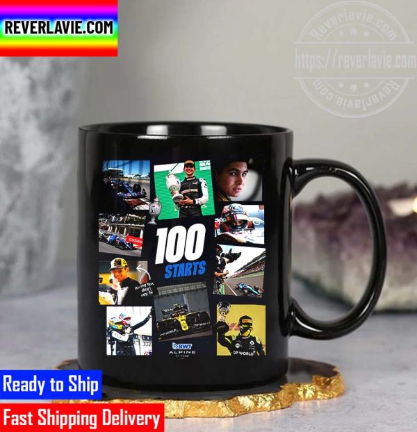 BWT Alpine F1 Team Esteban Ocon 100 Starts In F1 Austrian GP Mug