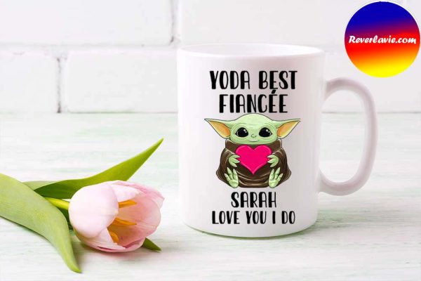 Baby Yoda Best Fiancee Mug