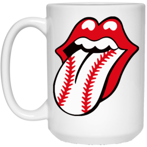 Baseball Lips Mug