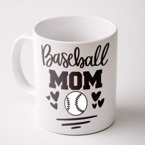 Baseball Mom Small Hearts Mothers Day Mug