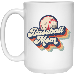 Baseball Mom Vintage Retro Mug