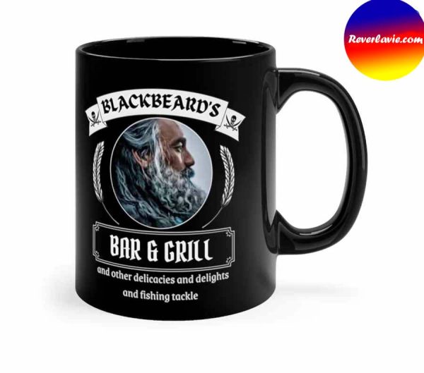 Blackbeards Bar and Grill Mug Flag Means Death
