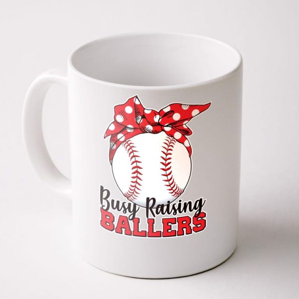 Busy Raising Ballers Baseball Parents Mug