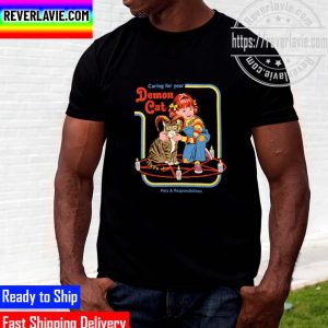 Caring For Your Demon Cat Classic T-Shirt