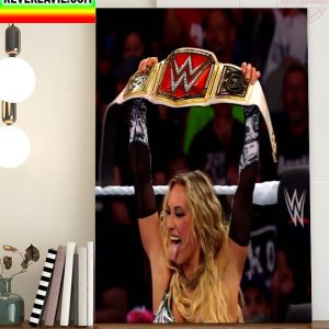 Carmella Champs WWE Raw Women’s Champions Home Decor Poster Canvas
