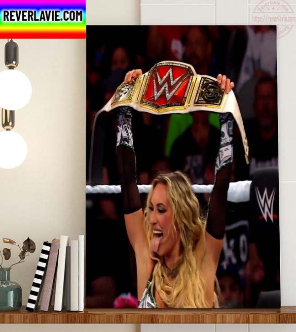 Carmella Champs WWE Raw Women’s Champions Home Decor Poster Canvas