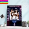 AEW World Trios Championship Belts Home Decor Poster Canvas