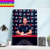 Christian Eriksen Signed Manchester United Home Decor Poster Canvas