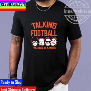 Cincinnati Bengal Talking Football with Bengal Jim and Friends Unisex T-Shirt