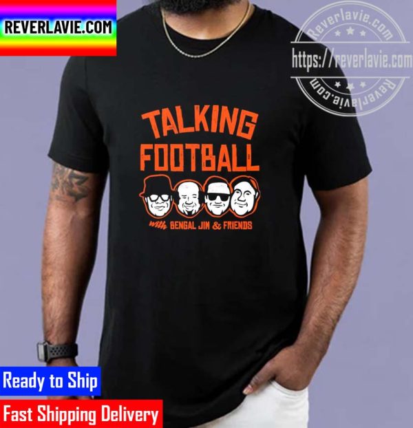 Cincinnati Bengal Talking Football with Bengal Jim and Friends Unisex T-Shirt