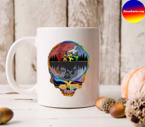Colorful Grateful Dead Steal Your Face Dancing Bear Mug
