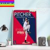 Congratulations to Manager Brian Snitker 500th Wins Home Decor Poster Canvas