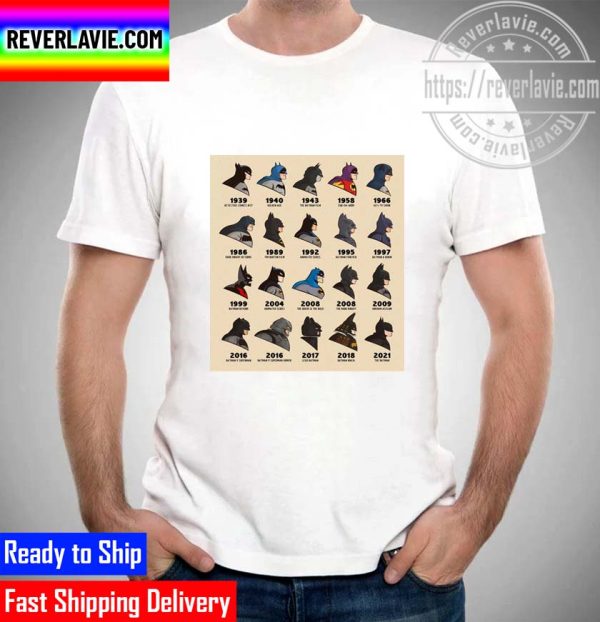 DC Comics Batman Through The Ages Unisex T-Shirt