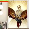 DC Comics Black Adam Official Covers Doctor Fate Hawkman And Cyclone Home Decor Poster Canvas