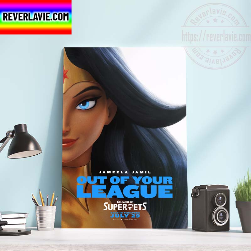 DC Comics Jameela Jamil Out Of Your League DC League Of Super Pets Official Posters Home Decor Poster Canvas DC Comics Jameela Jamil Out Of Your League DC League Of Super Pets Official Posters Home Decor Poster Canvas