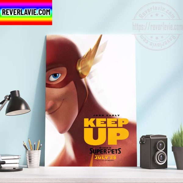 DC Comics John Early Keep Up DC League Of Super Pets Official Posters Home Decor Poster Canvas