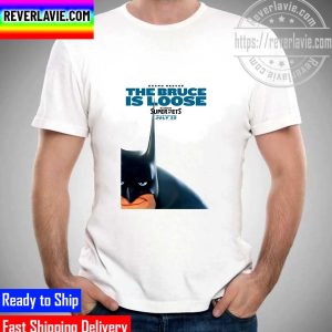 DC Comics Keanu Reeves The Bruce Is Loose DC League Of Super Pets Official Poster Unisex T-Shirt