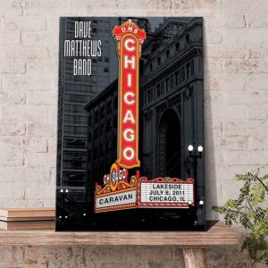 Dave Matthews Band Caravan At Lakeside Poster Canvas