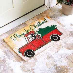 Disney Holiday Coir Doormat