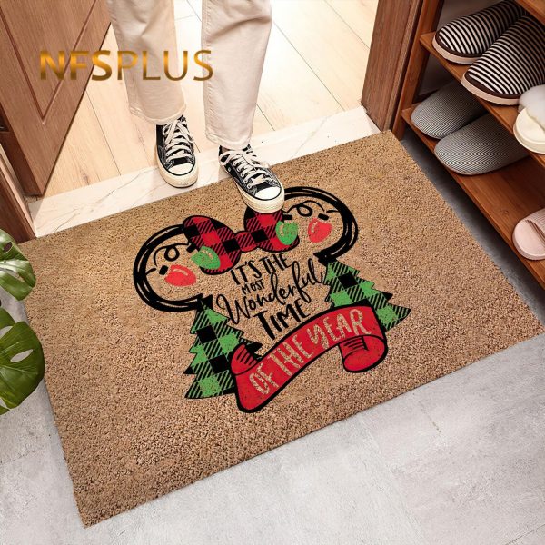 Disney It’s The Most Wonderful Time Of The Year Outdoor Doormat
