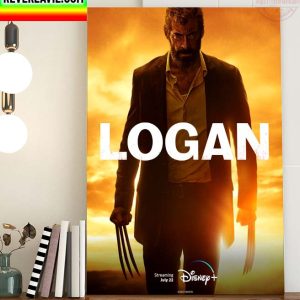 Disney+ Logan Official Film Poster Home Decor Poster Canvas