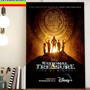 Disney+ National Treasure Edge Of History Official Poster Film Home Decor Poster Canvas